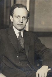 Portrait of Edwin Witte, chief of the Wisconsin Legislative Reference Service from 1922-1933.