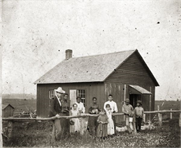 choolhouse of District #5 in Pleasant Ridge built on land donated by Isaac Shepard.