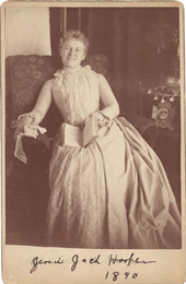 Cabinet card of an informal full-length portrait.