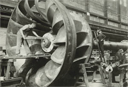 Man Working at the Allis-Chalmers Manufacturing Company