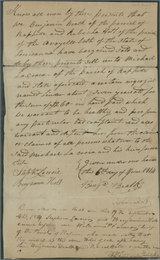 1814 bill of sale for a slave named Linder.