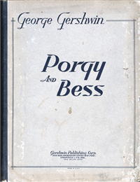 Cover of the complete Porgy and Bess score