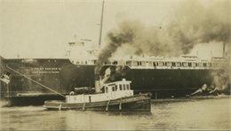Historic photo of the Goodrich tug Arctic