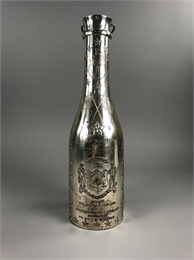 USS Wisconsin Champagne Bottle