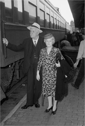 Governor Walter Goodland and Mrs. Goodland