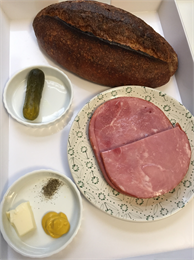 Ham sandwich ingredients