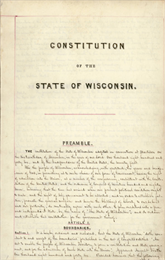 Rejected Wisconsin Constitution