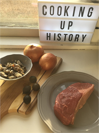 Stewed beefsteak ingredients