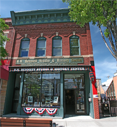 Exterior of H.H. Bennett Studio.