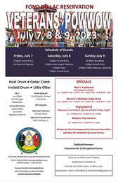 Fond du Lac Veterans Powwow Flyer