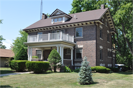 West (front) elevation; camera is facing southwest.