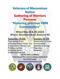 Gathering of Warriors Powwow Flyer