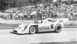 Porche 917-10 Spyder driven by George Follmer to win the 1972 Road America Can-Am.
