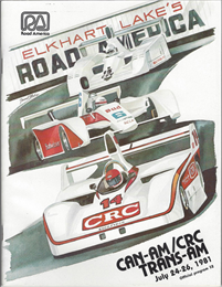 Cover of 1981 Can-Am/CRC Trans Am program