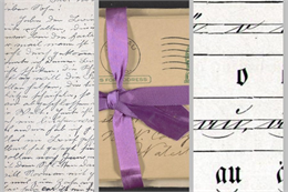 A collage of old writings