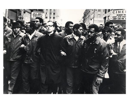 Father James Groppi at NAACP March, 1968. WHI 1912